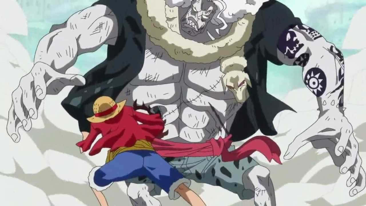 Armament Haki, skeletal pirate, fur collar, HD Desktop Wallpaper