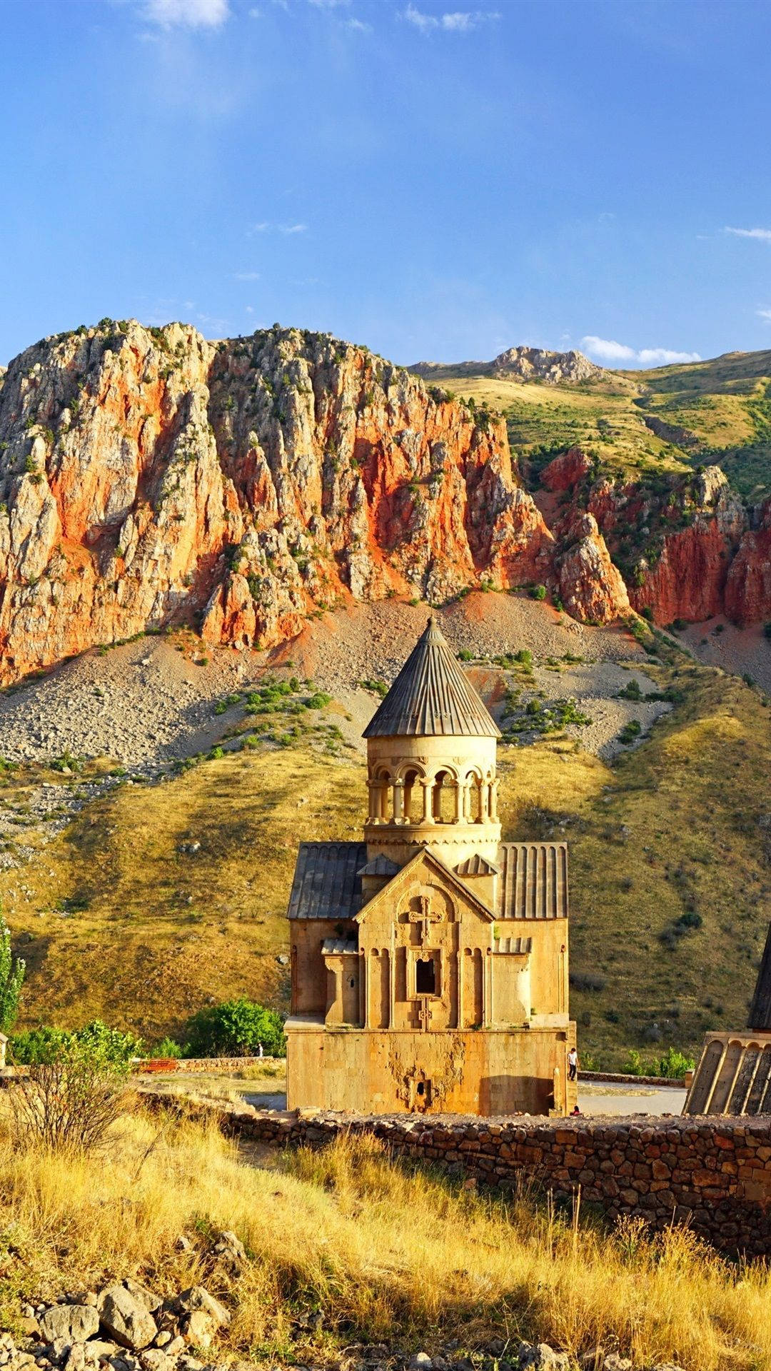 Armenia, monastery, ancient stone church, Full HD Phone Wallpaper