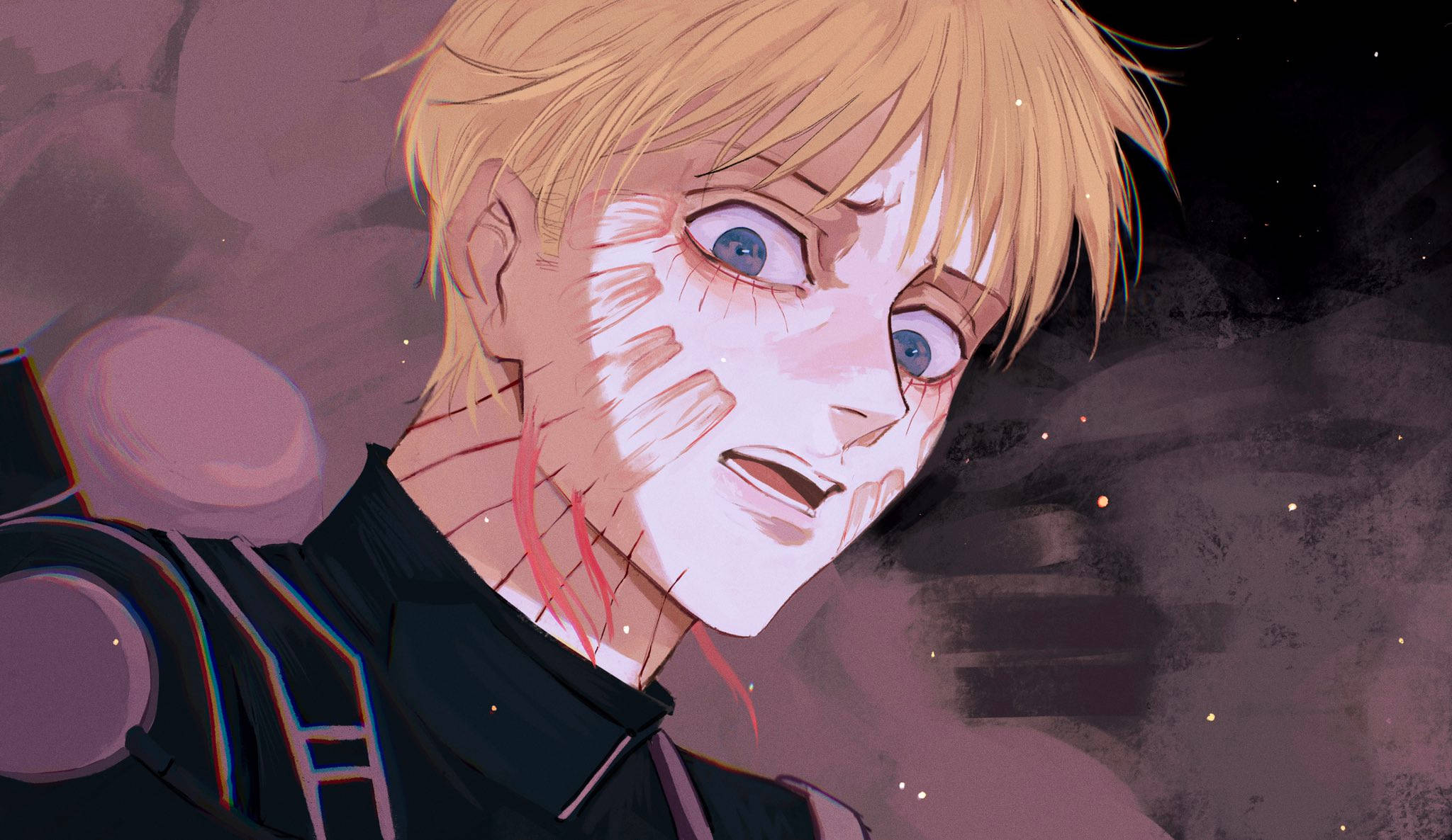 Armin Arlert, blonde hair, blue eyes, Full HD Desktop Wallpaper