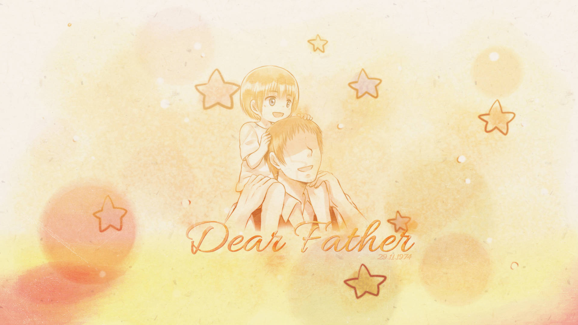 Armin Arlert, father, anime-style illustration, Full HD Desktop Wallpaper