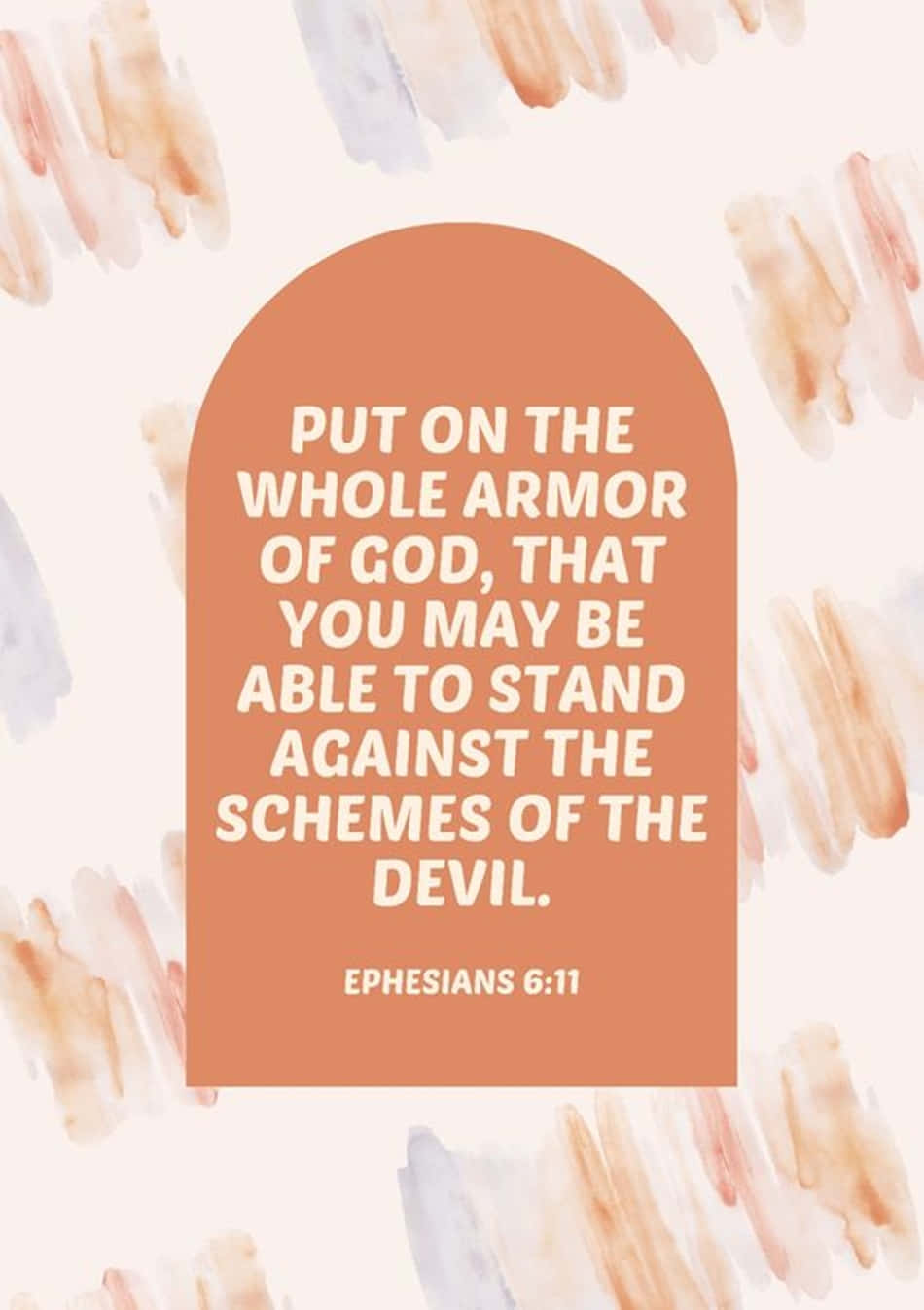 Armor Of God, Bible verse, white text, HD Phone Wallpaper