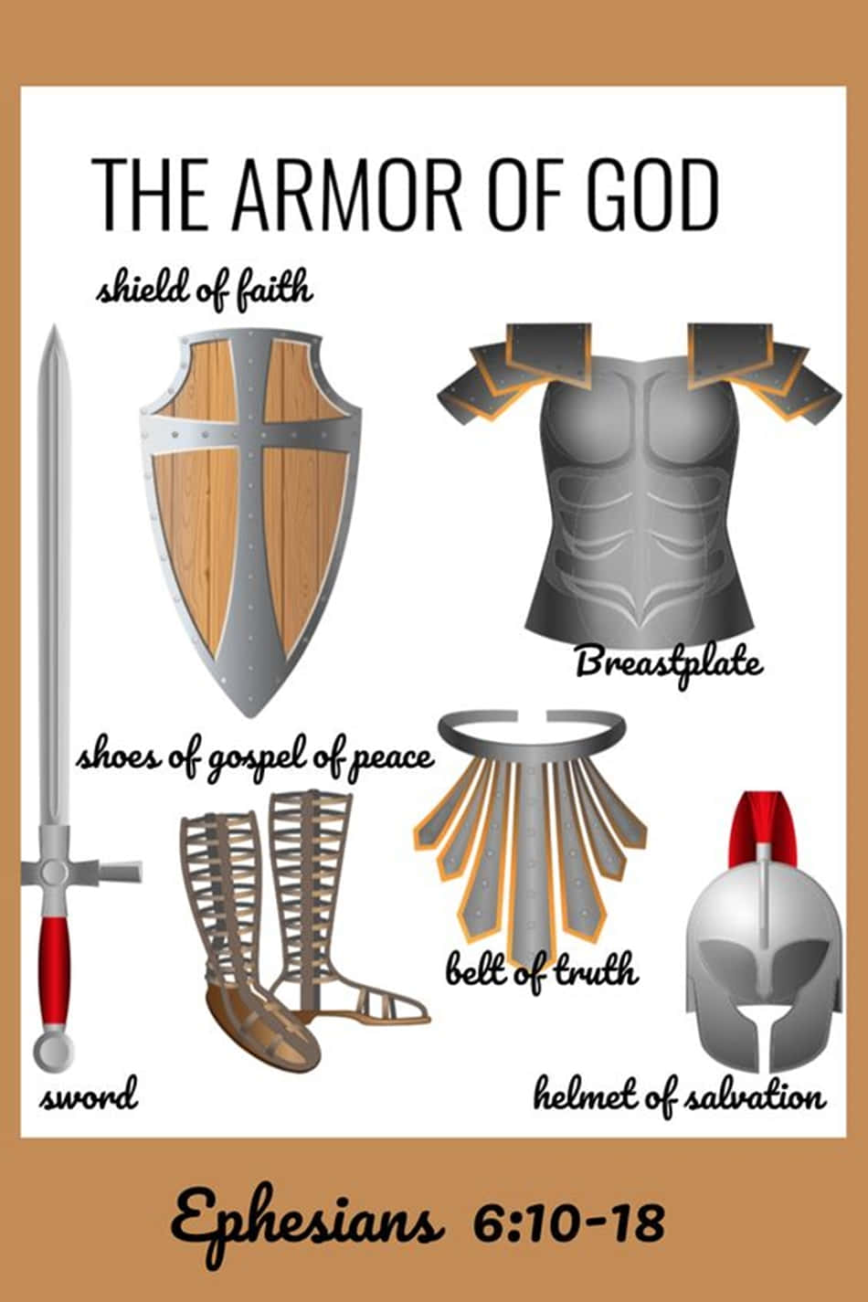 Armor Of God, shield of faith, breastplate, HD Phone Wallpaper