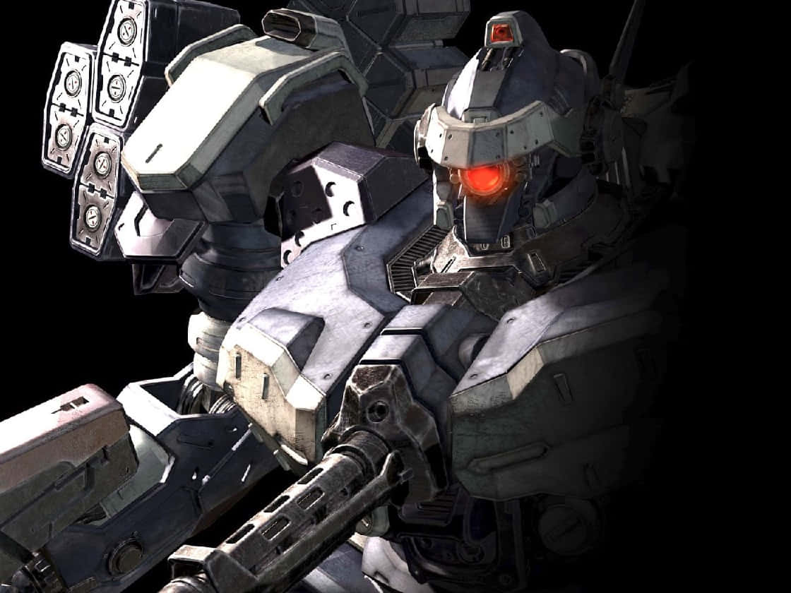 Armored Core, mech, gray, SD Desktop Wallpaper