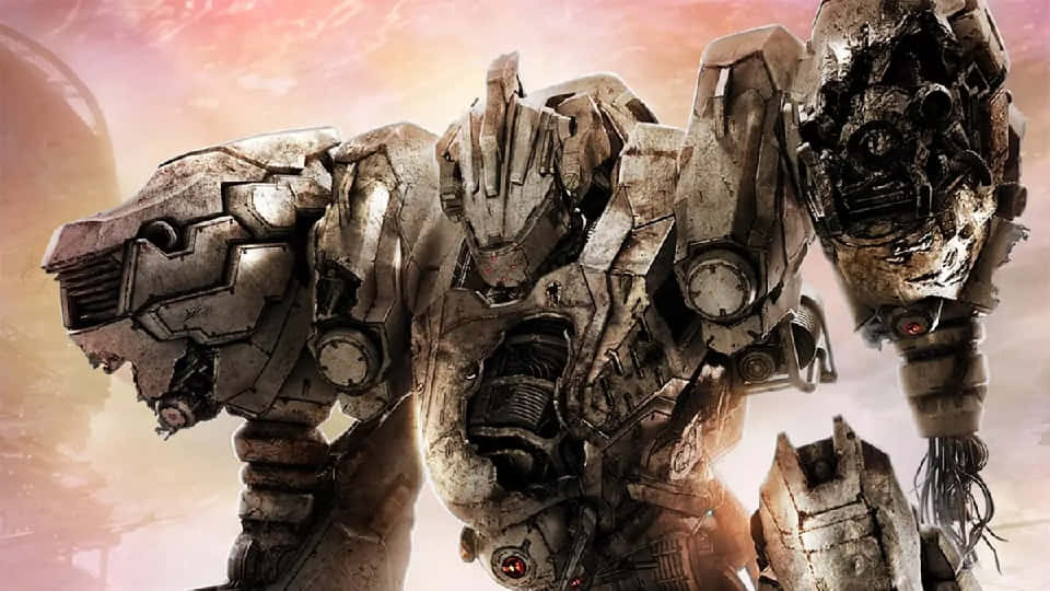 Armored Core, mechs, ruined landscape, SD Desktop Wallpaper