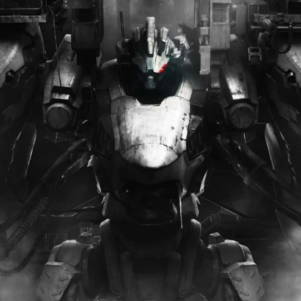 Armored Core, mech, glowing red eyes, SD Desktop Wallpaper
