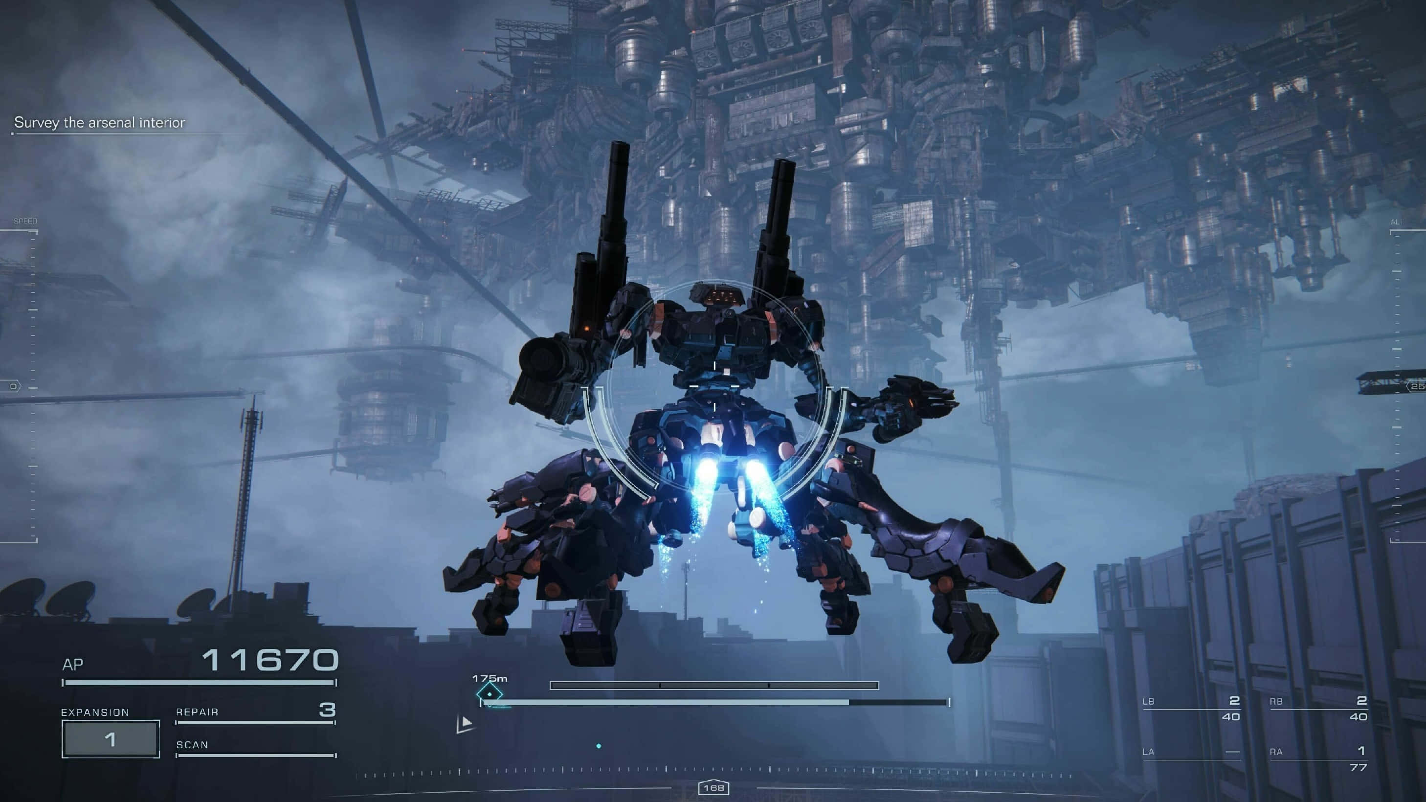 Armored Core, mech, glowing blue energy, 2K Desktop Wallpaper