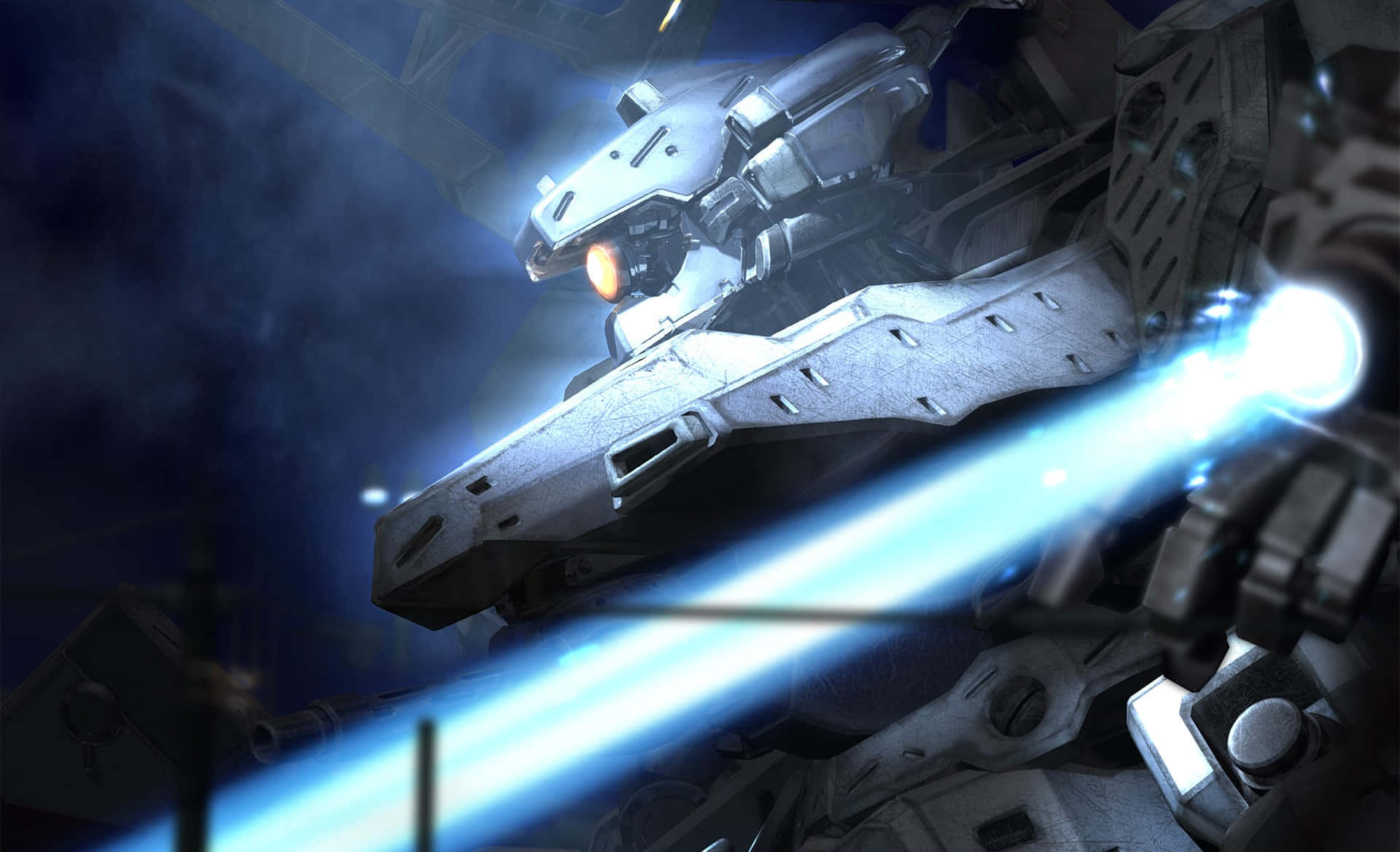 Armored Core 6, mech, silver, Full HD Desktop Wallpaper