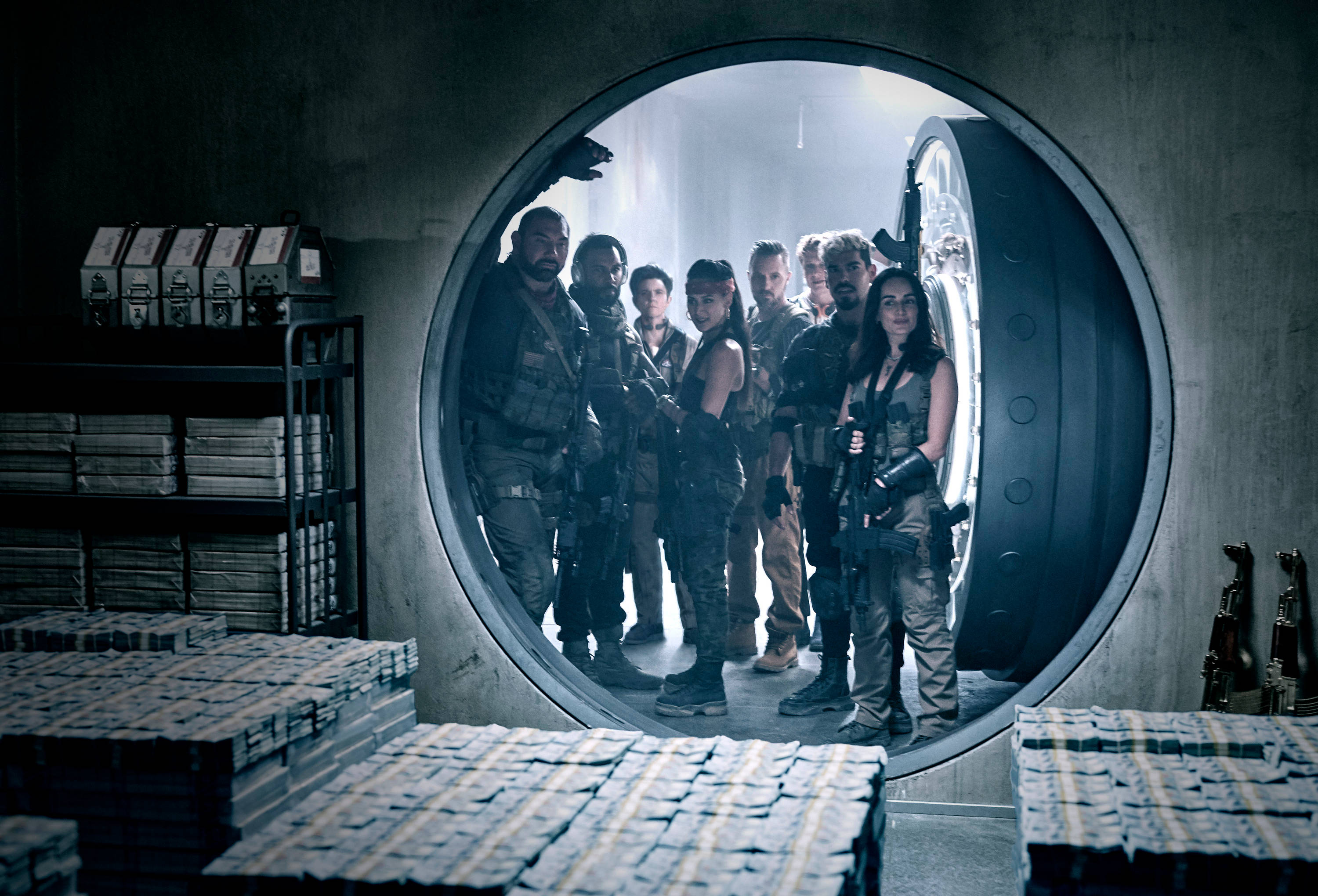 Army of the Dead, bank vault, circular doorway, 2K Desktop Wallpaper