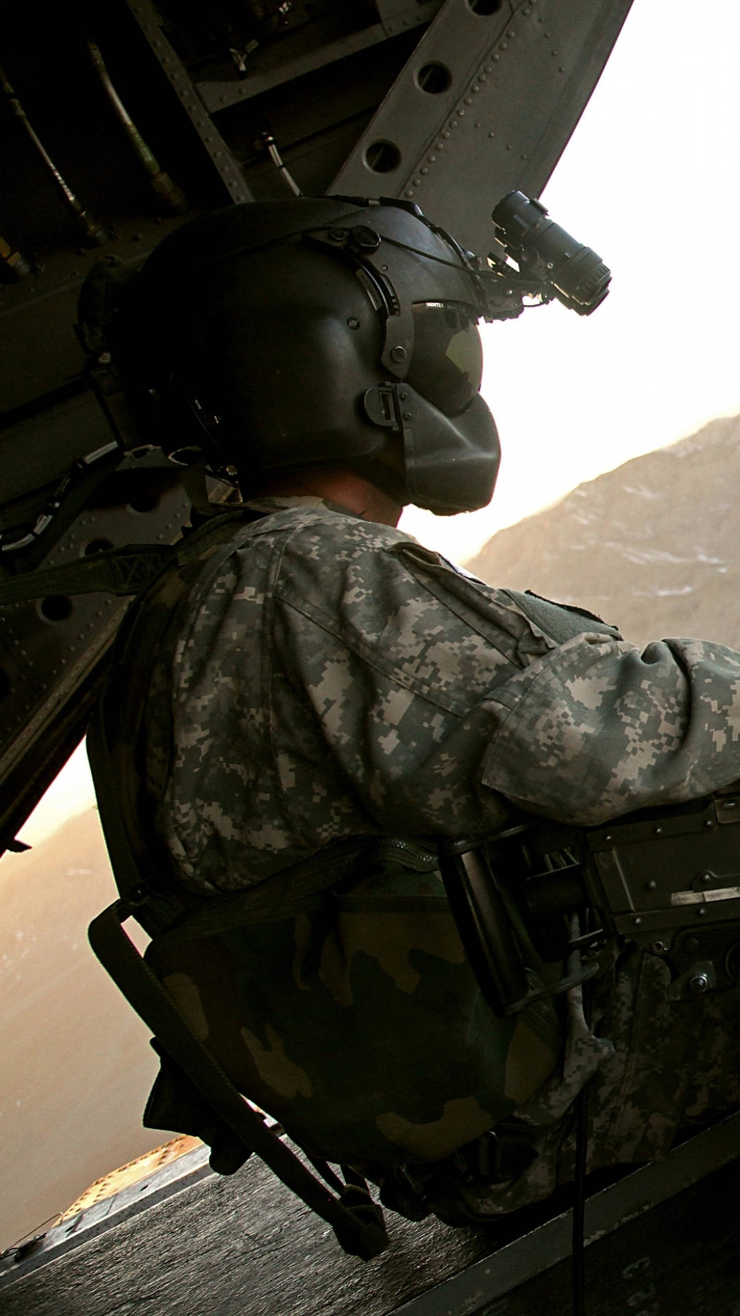 soldier, camouflage gear, helmet, Full HD Phone Wallpaper