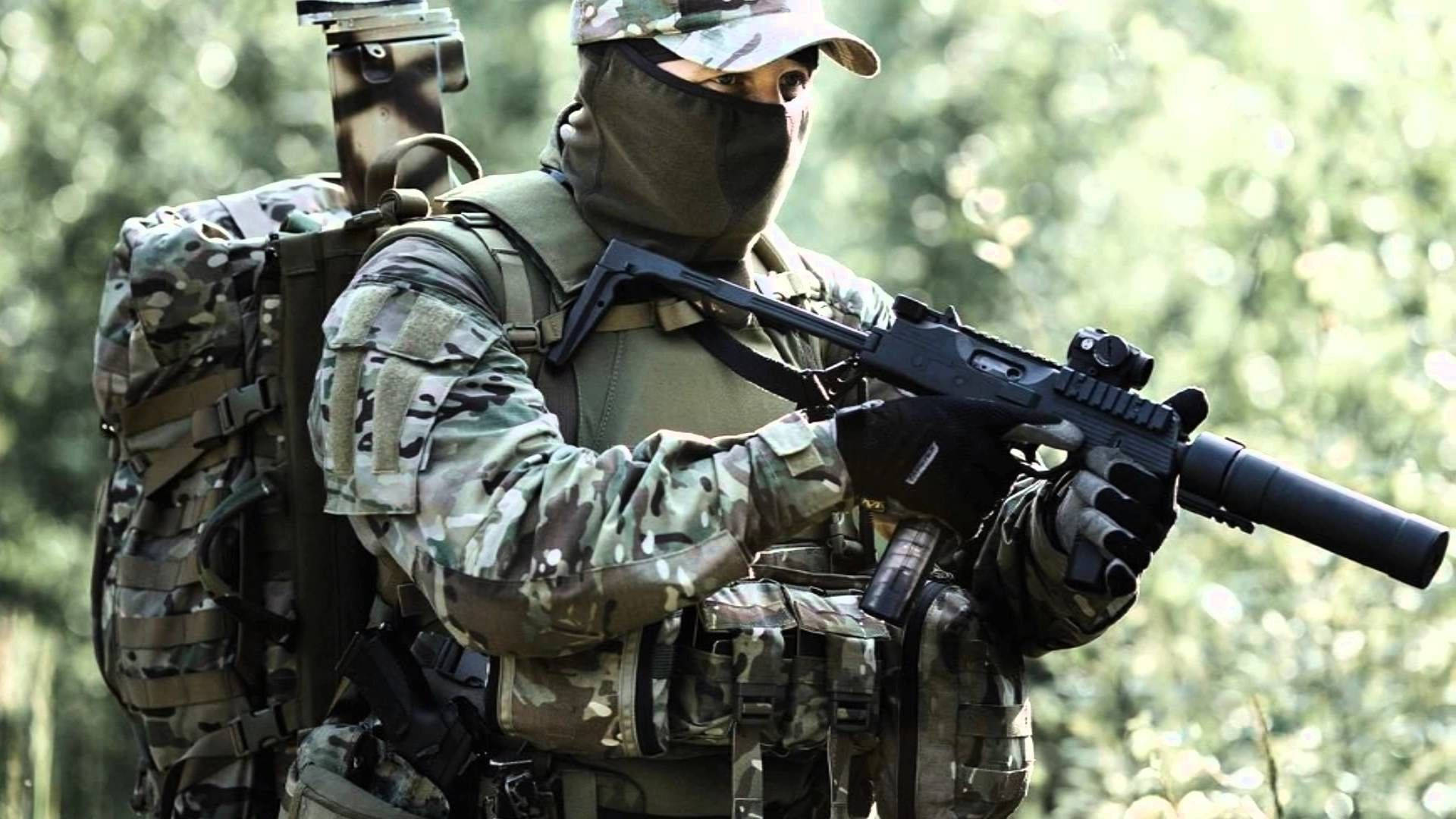 Army, forest, camouflage gear, Full HD Desktop Wallpaper