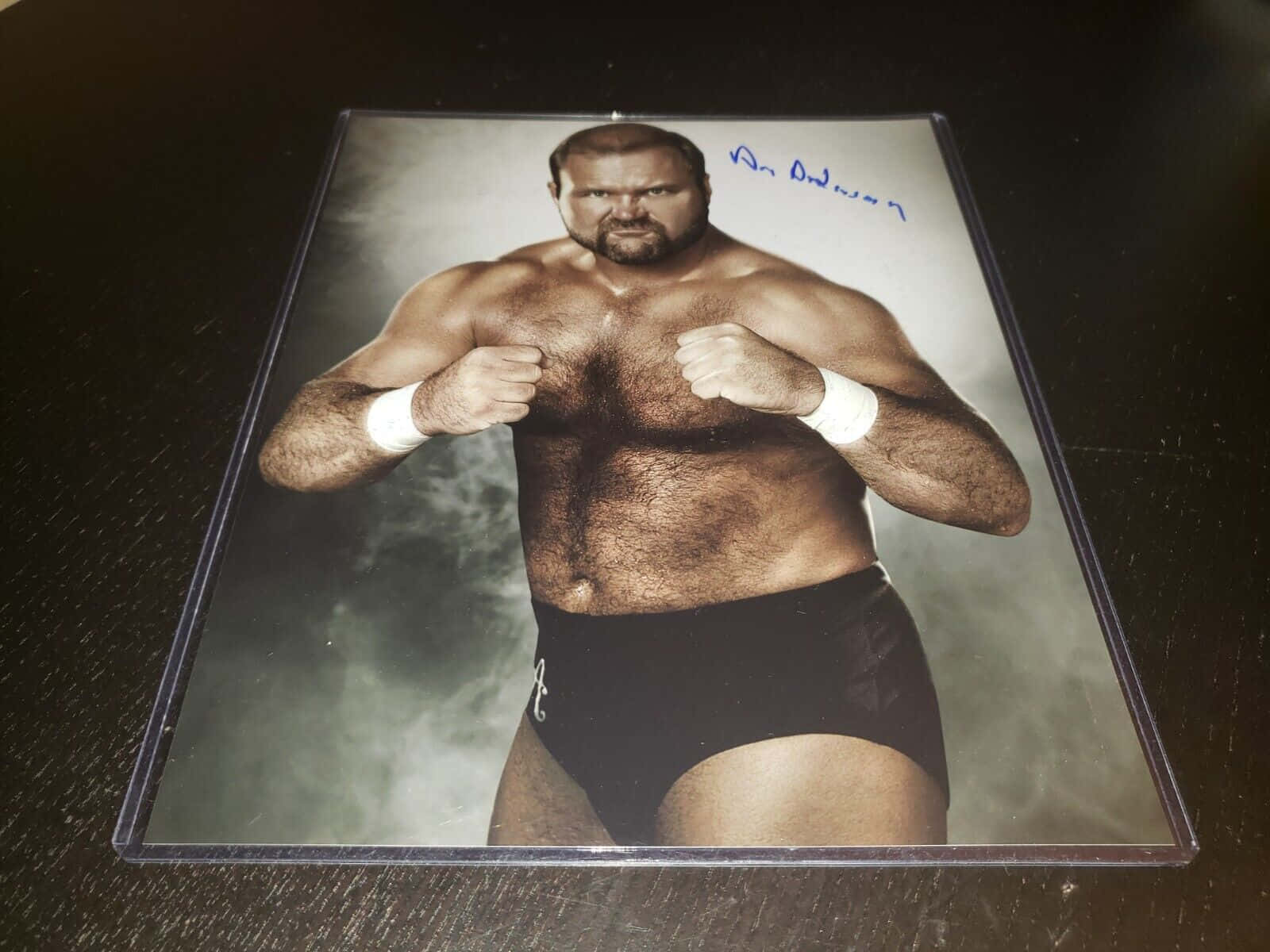 Arn Anderson, laminated autographed poster, black trunks, HD Desktop Wallpaper
