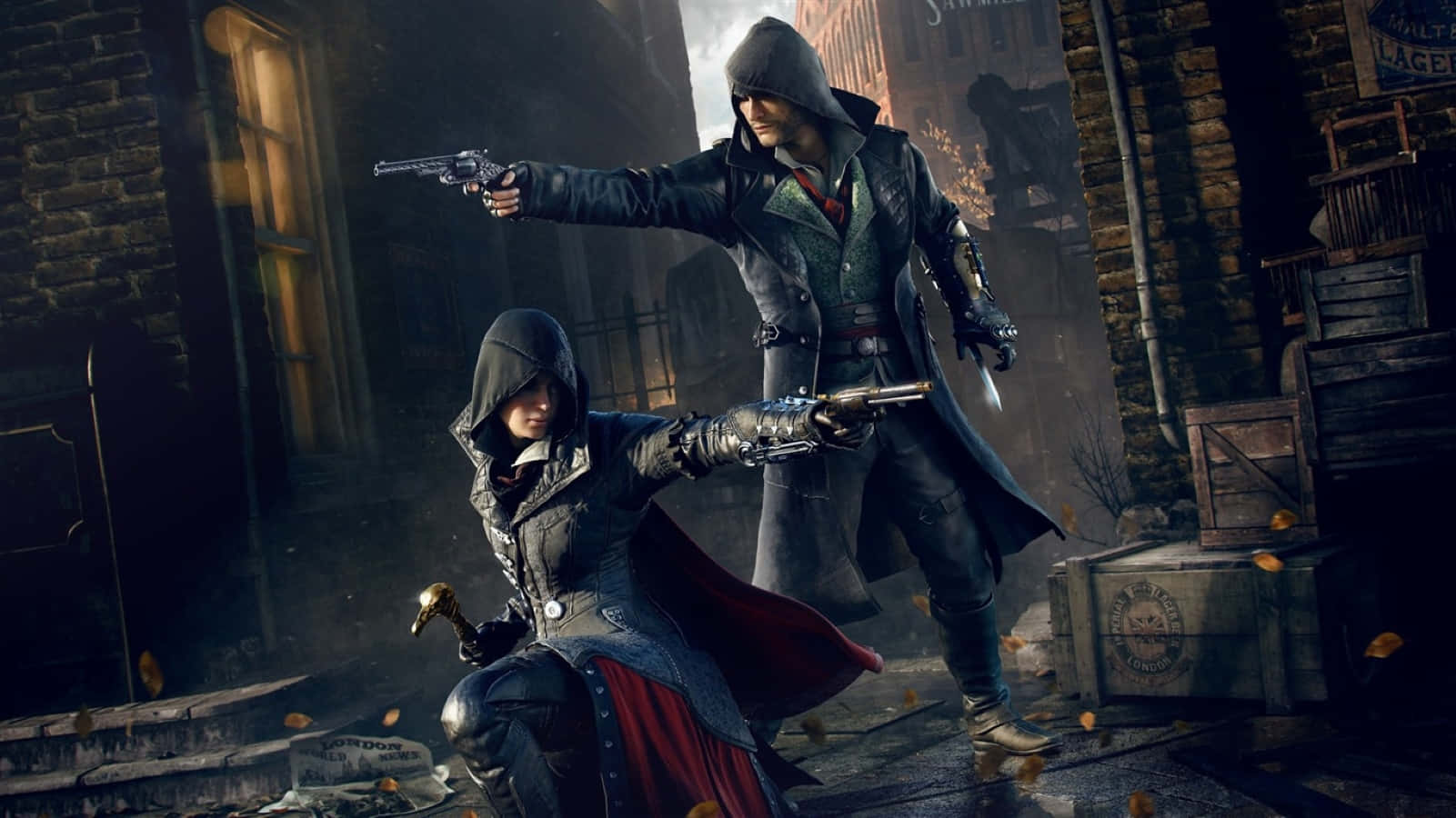 Arno Dorian, hooded assassins, dark coats, HD Desktop Wallpaper