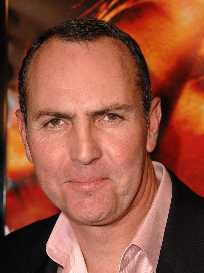 Arnold Vosloo, black suit, pink shirt, SD Phone Wallpaper