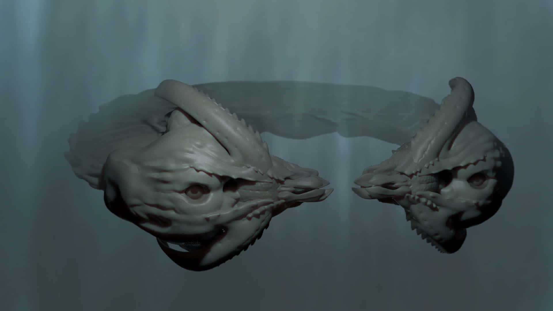 Arrival, extraterrestrial life, underwater, Full HD Desktop Wallpaper