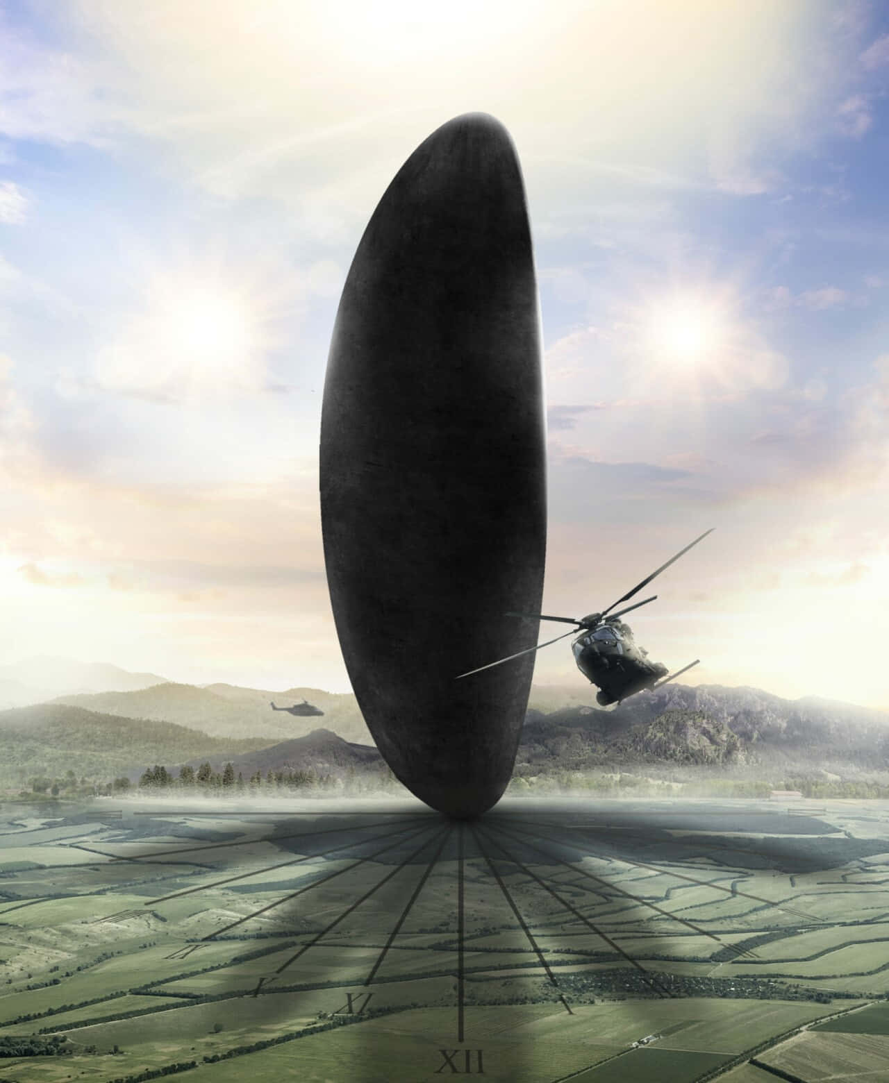 Arrival, spacecraft, dark monolith, HD Phone Wallpaper