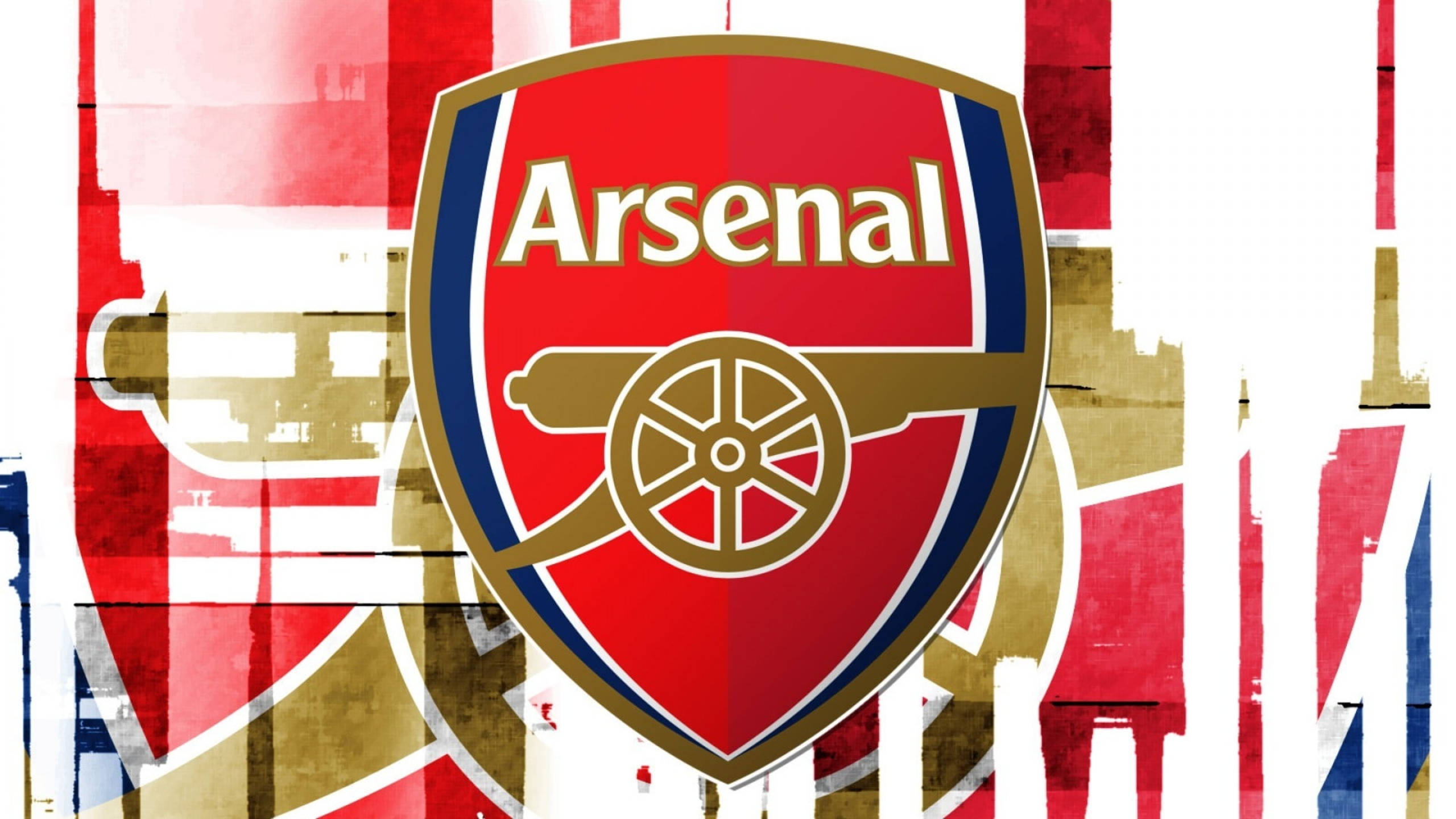 Arsenal, football club crest, red, 2K Desktop Wallpaper