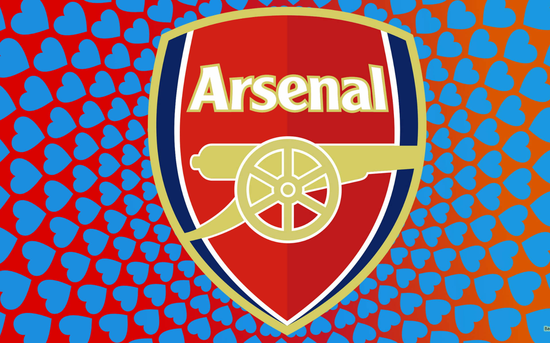 Arsenal, football club crest, vibrant red, Full HD Desktop Wallpaper