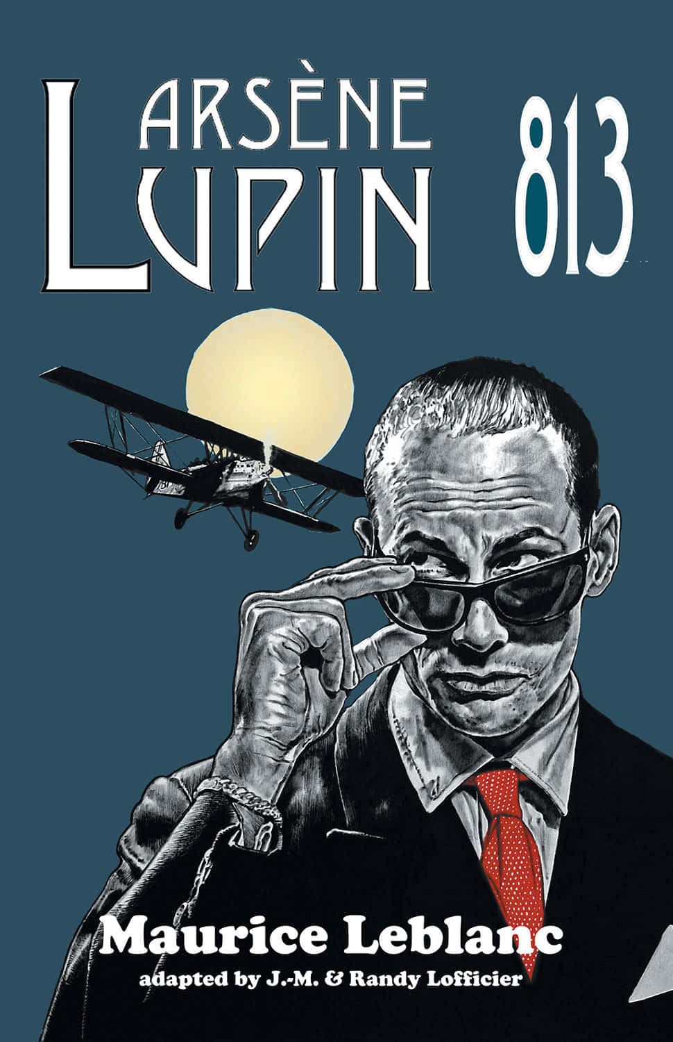 Arsène Lupin, teal backdrop, biplane, HD Phone Wallpaper
