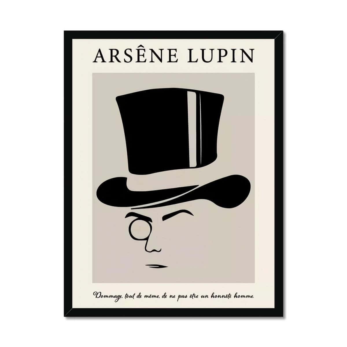 Arsène Lupin, top hat, monocle, SD Desktop Wallpaper