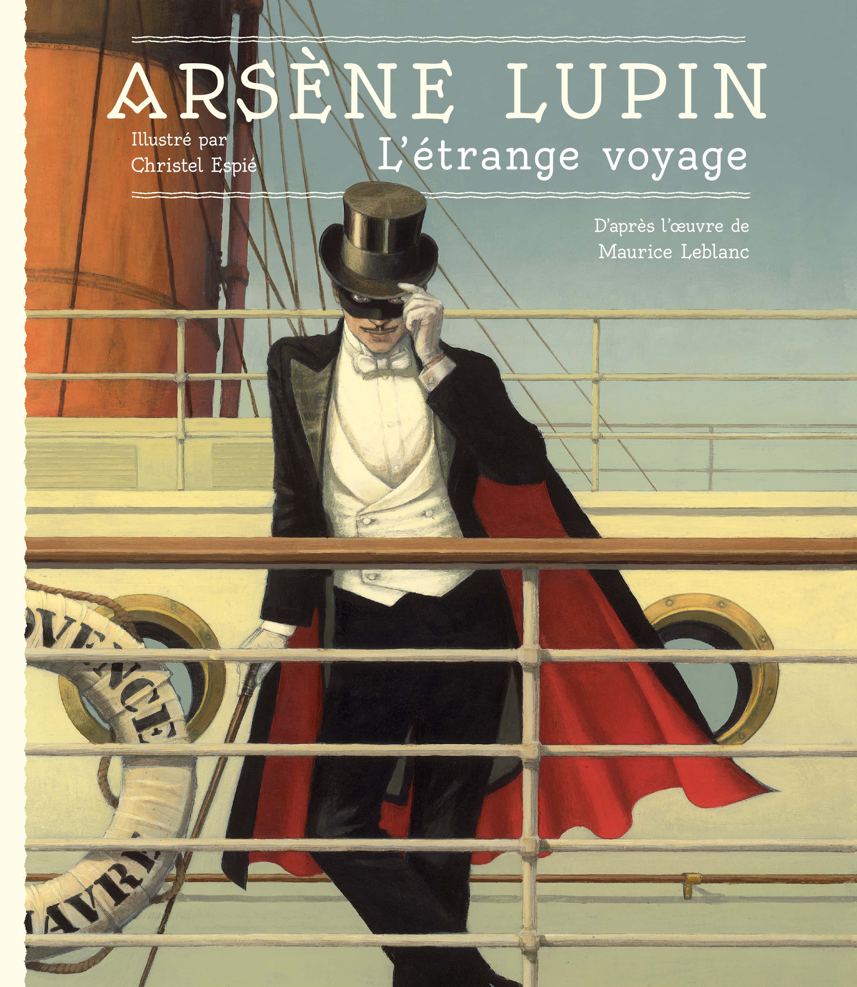 Arsène Lupin, top hat, red cape, 2K Phone Wallpaper