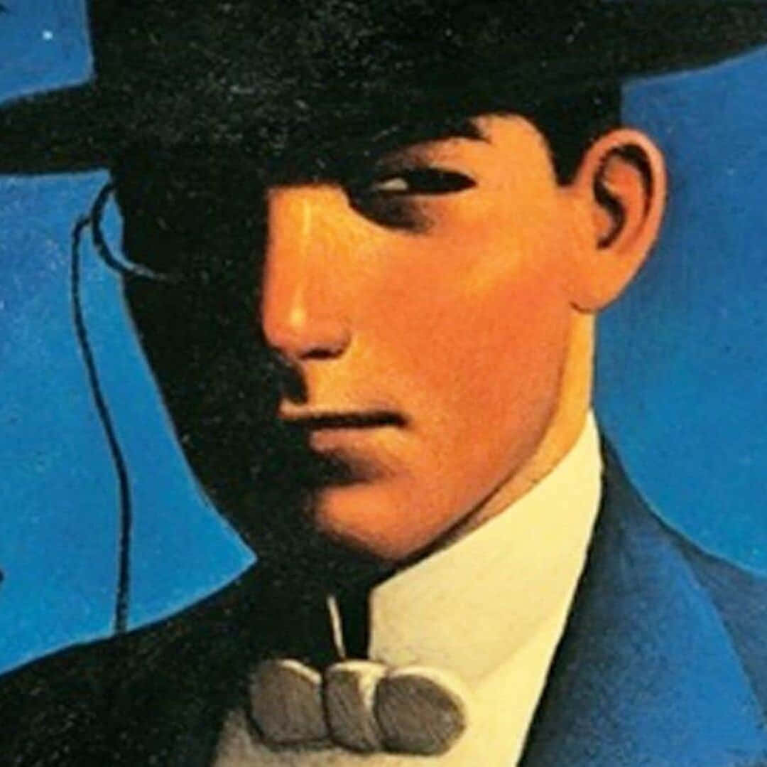 Arsène Lupin, black hat, suit, SD Desktop Wallpaper