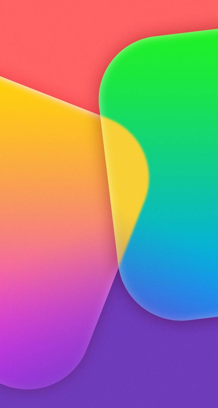 iOS 7, yellow, green, HD Phone Wallpaper