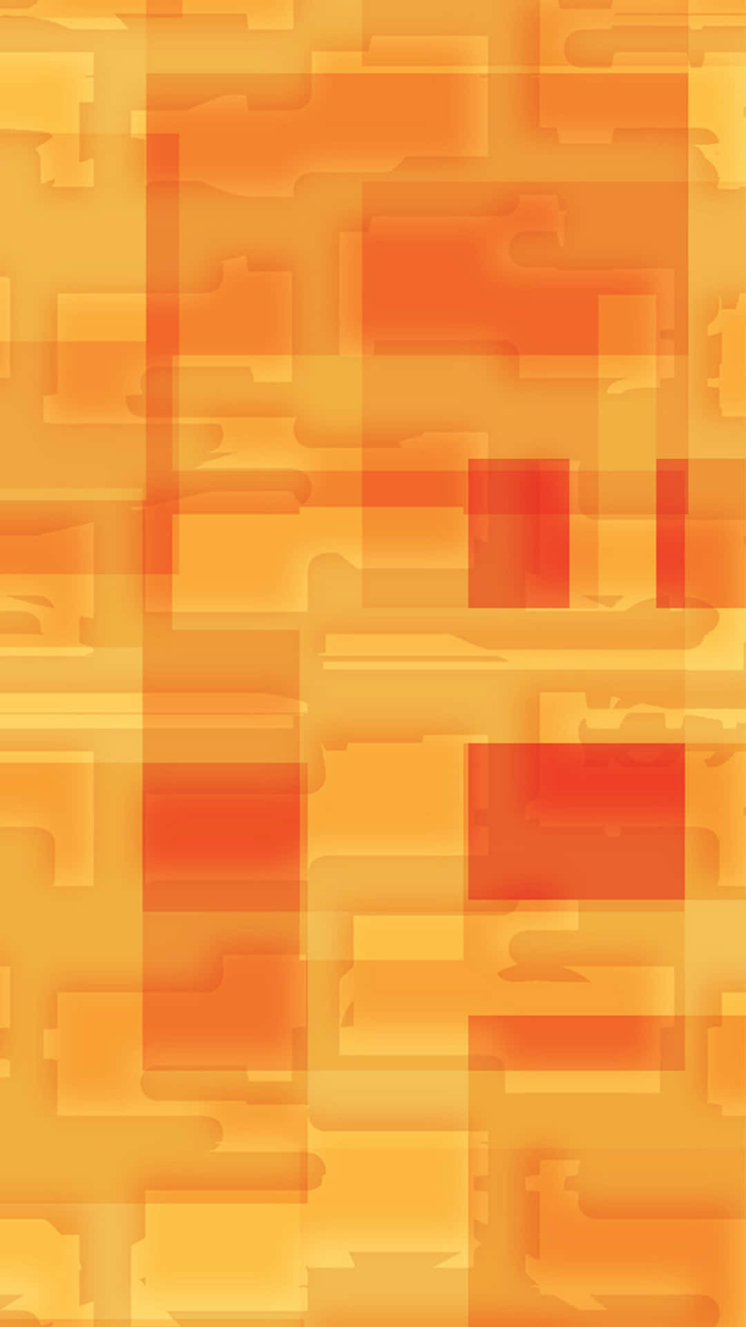 Orange iPhone, abstract digital artwork, translucent orange, Full HD Phone Wallpaper