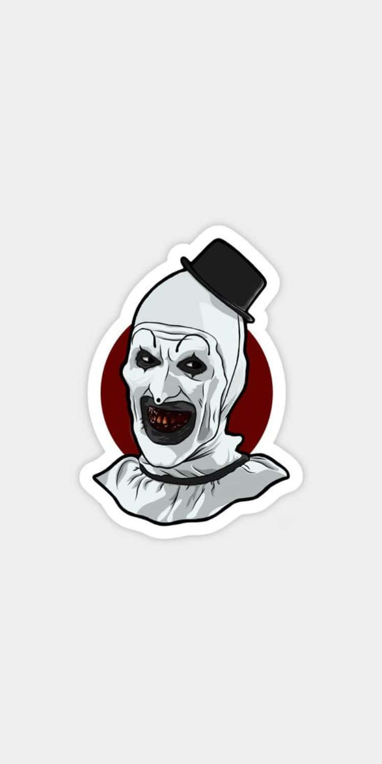 Art The Clown, white face, black eyes, HD Phone Wallpaper