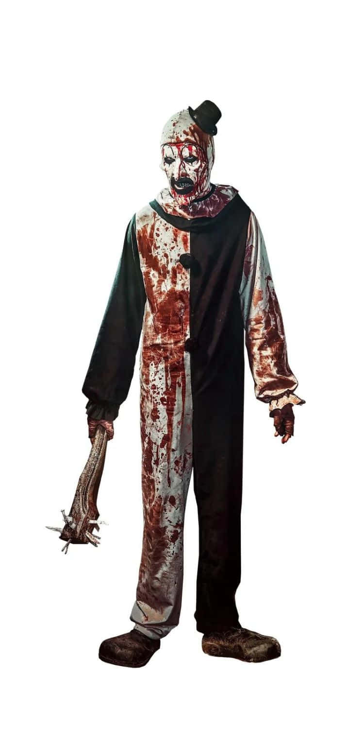 Art The Clown, bloody costume, blood-splattered costume, HD Phone Wallpaper