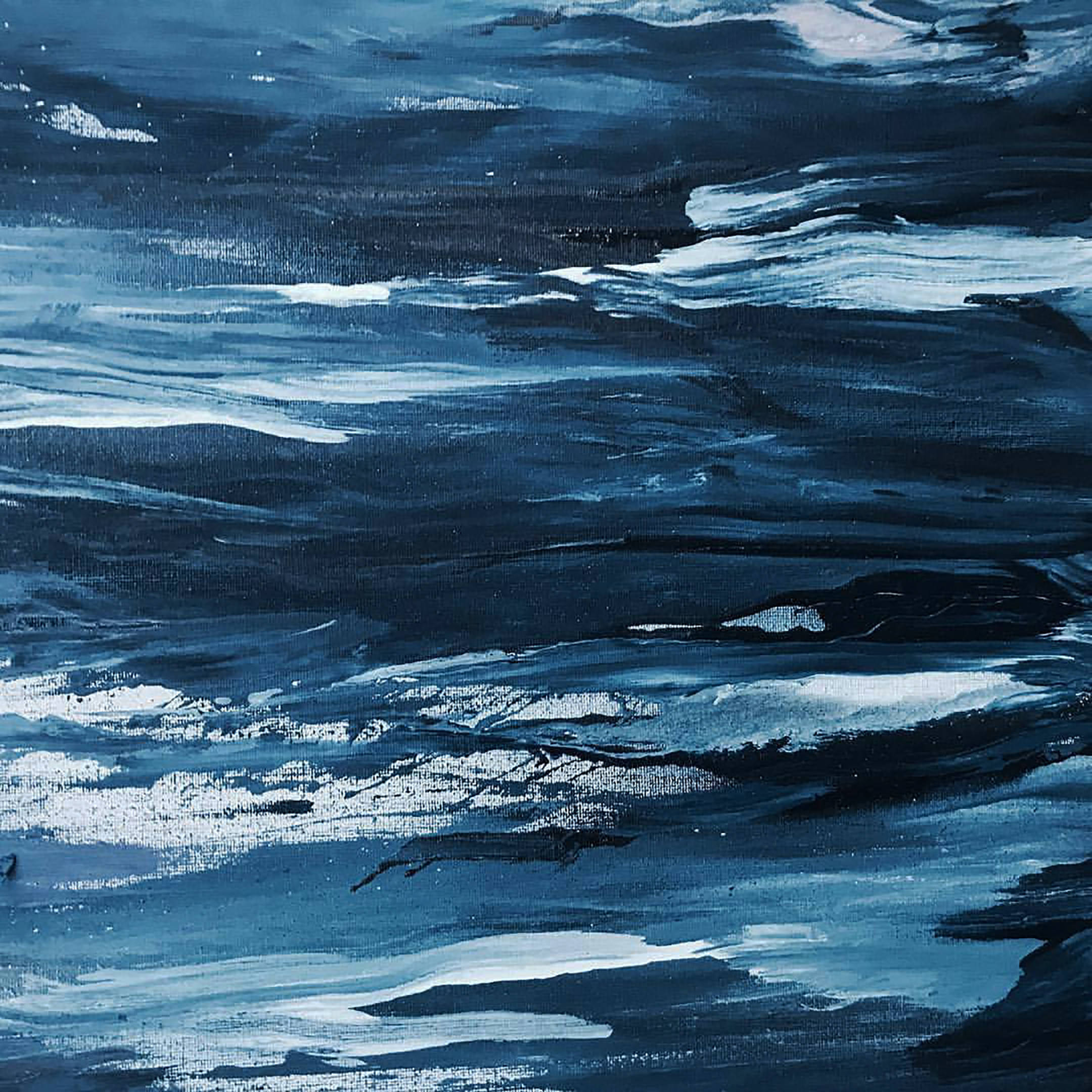 abstract sea wave painting, textured oil painting, turbulent ocean waves, Full HD Desktop Wallpaper