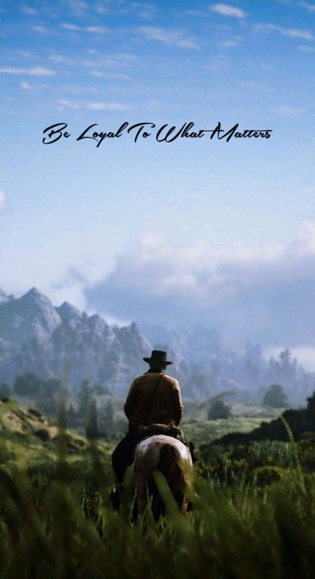 Arthur Morgan, horse, snowcapped mountains, Full HD Phone Wallpaper