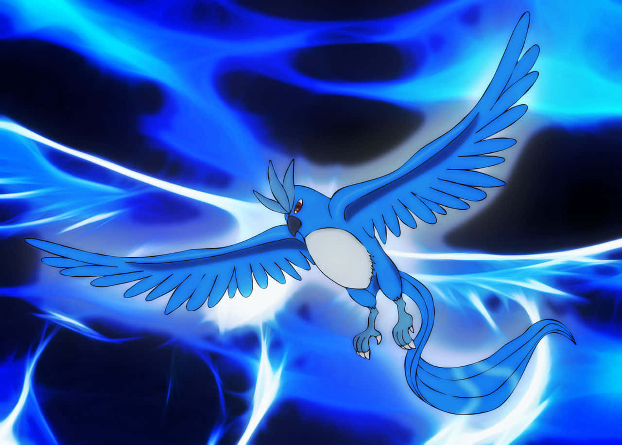 Articuno, blue, black, HD Desktop Wallpaper
