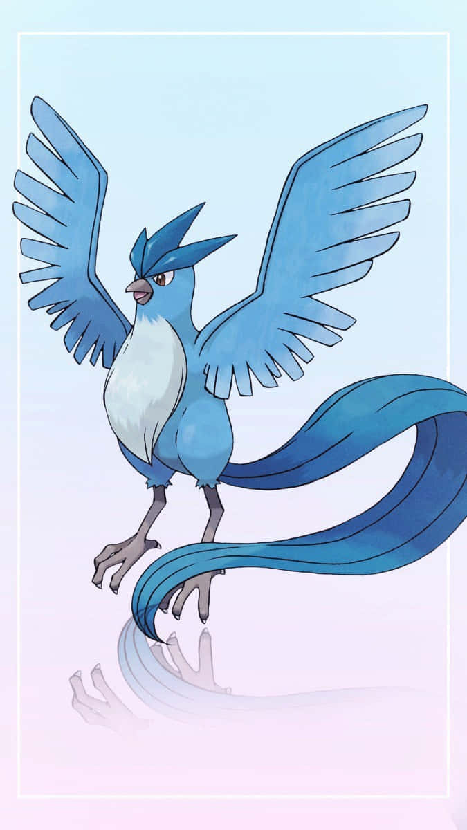 Articuno, blue, wings, SD Phone Wallpaper