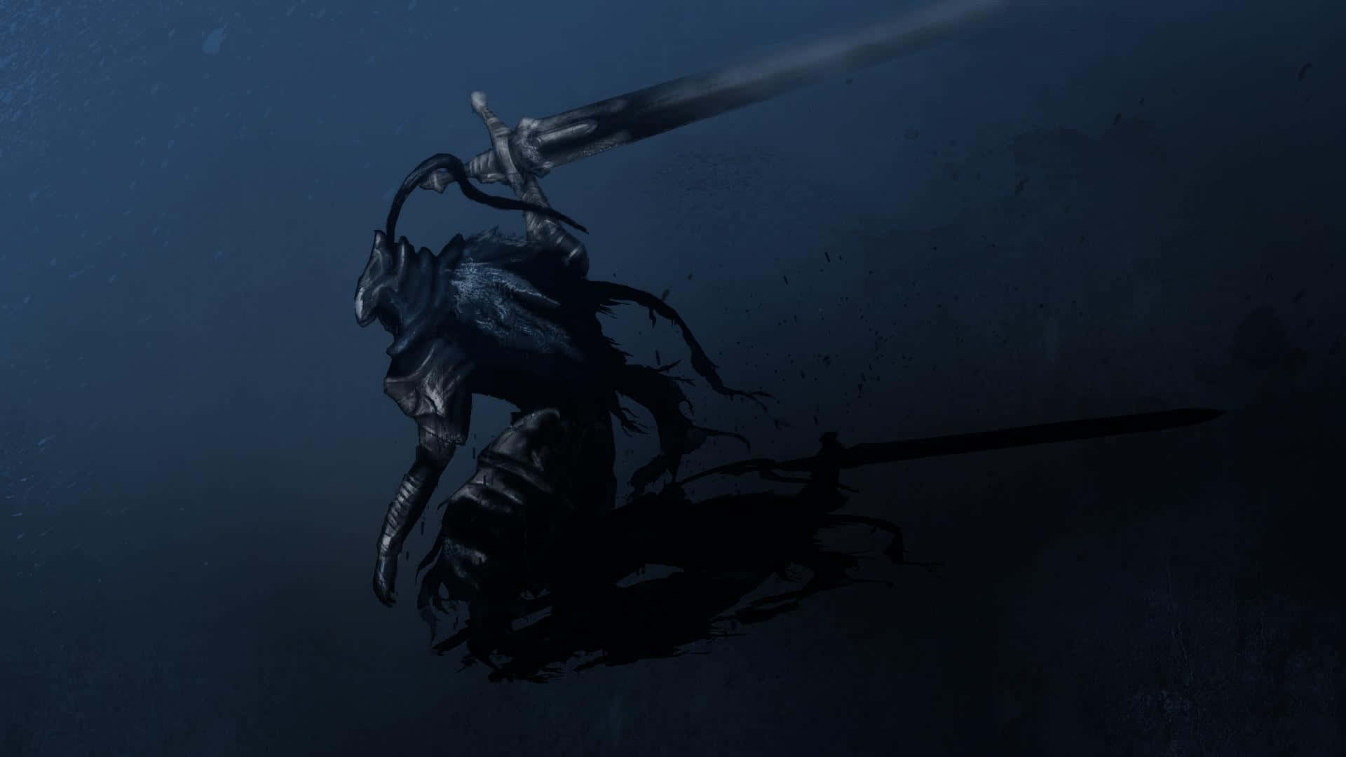 Artorias The Abysswalker, dark knight, tattered armor, Full HD Desktop Wallpaper