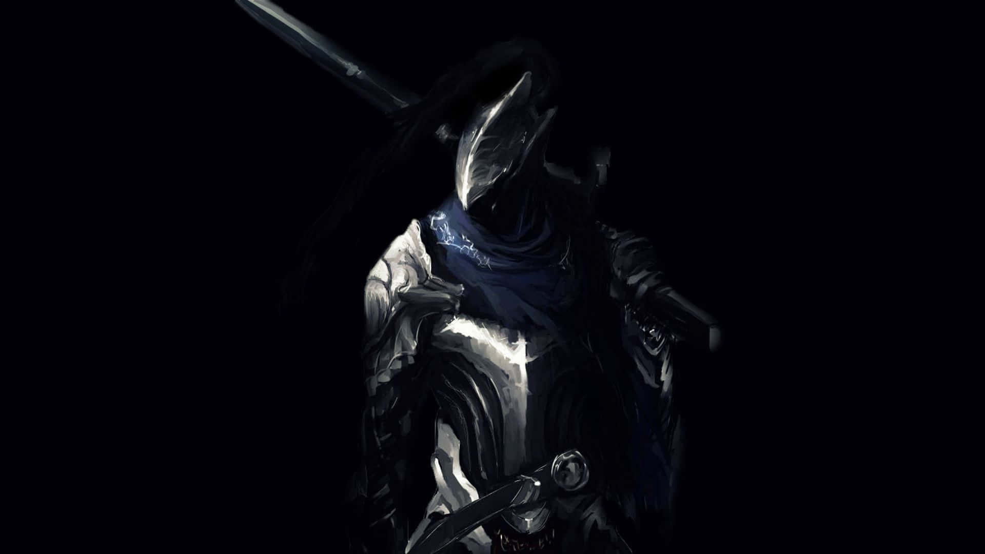 Artorias The Abysswalker, dark knight, ornate armor, Full HD Desktop Wallpaper