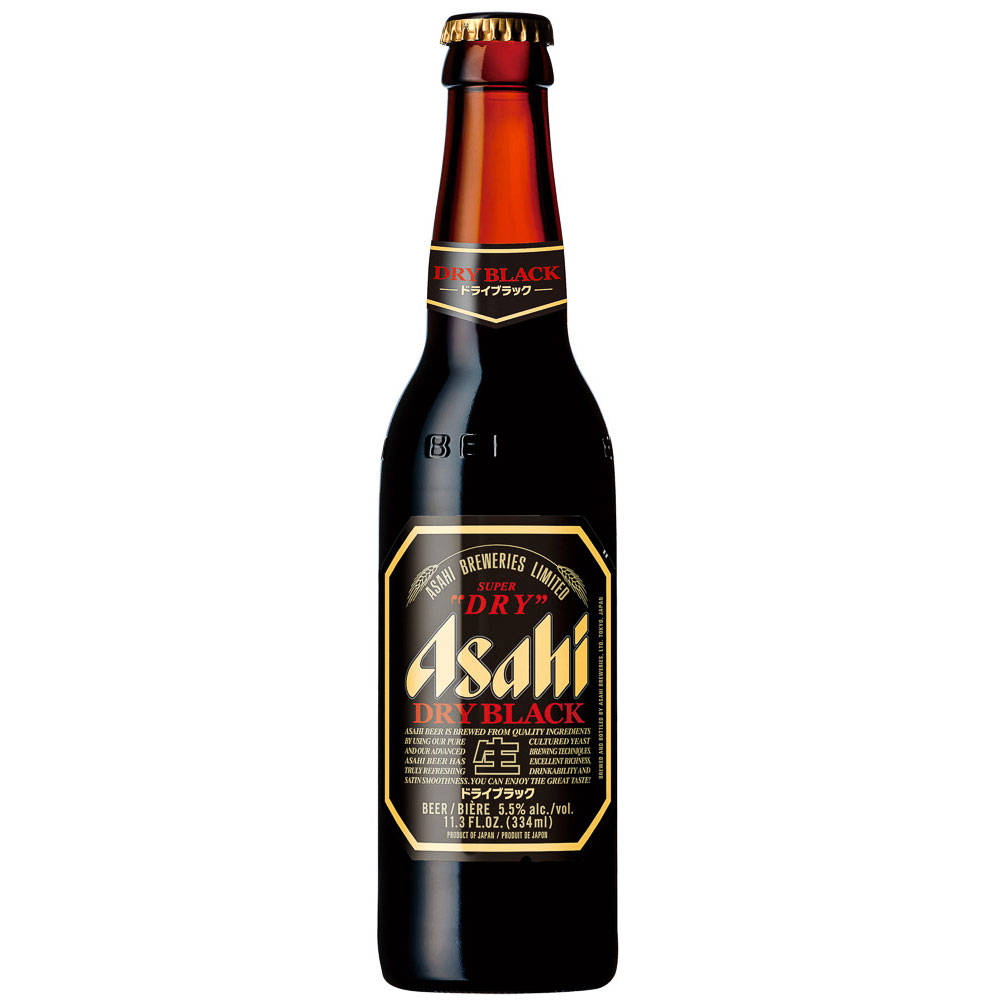 Asahi Super Dry, Asahi Super Dry Black, dark glass bottle, SD Desktop Wallpaper