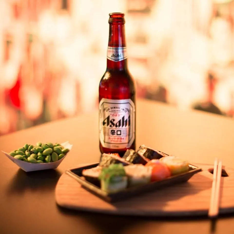 Asahi Super Dry, lager, bottle, SD Desktop Wallpaper