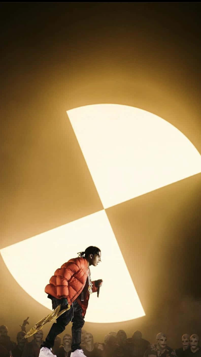 Asap Rocky, Testing, red puffer jacket, HD Phone Wallpaper