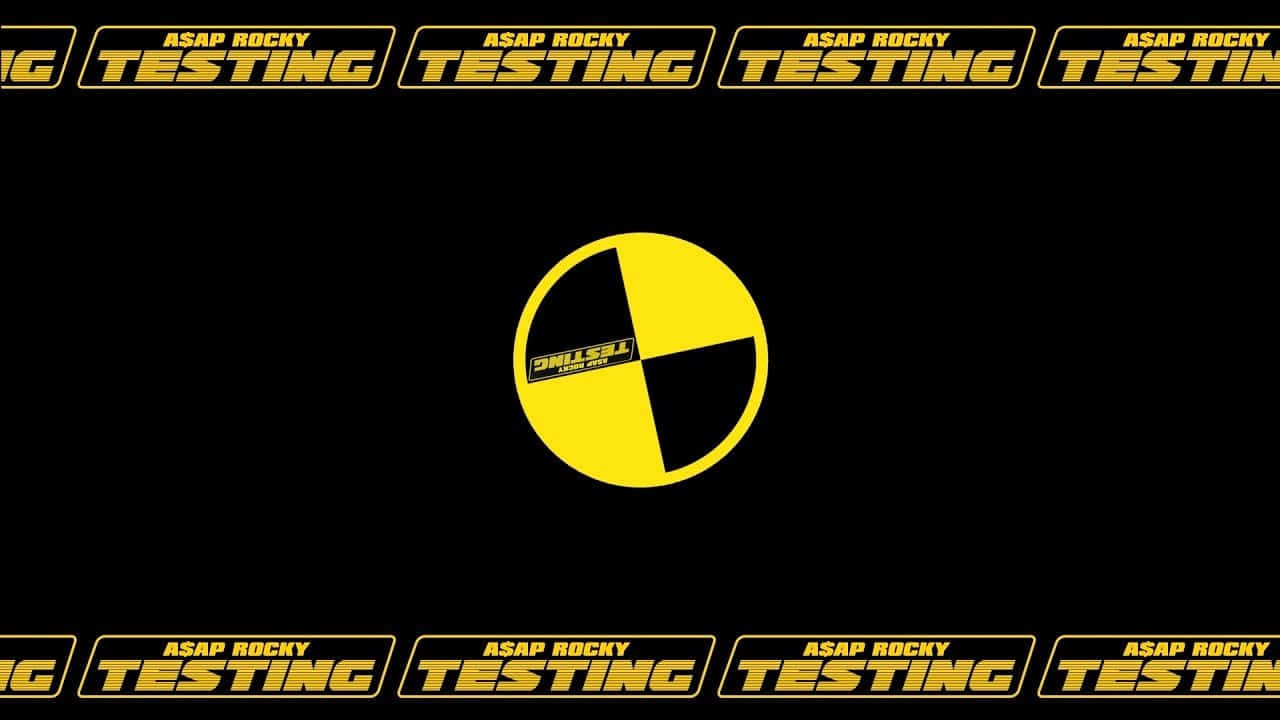 ASAP Rocky, Testing, bold yellow, HD Desktop Wallpaper