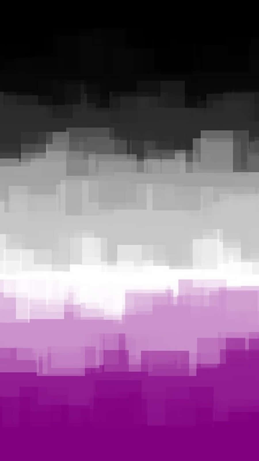 Asexual, pixelated gradient, black, HD Phone Wallpaper