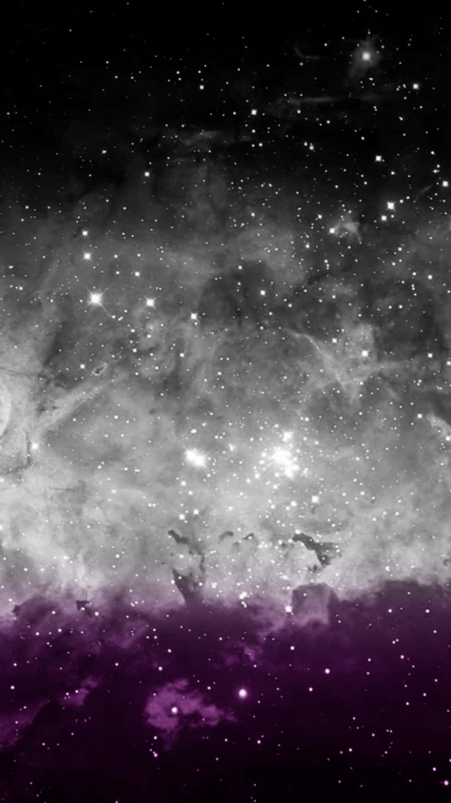 Asexual Galaxy, purple, gray, HD Phone Wallpaper