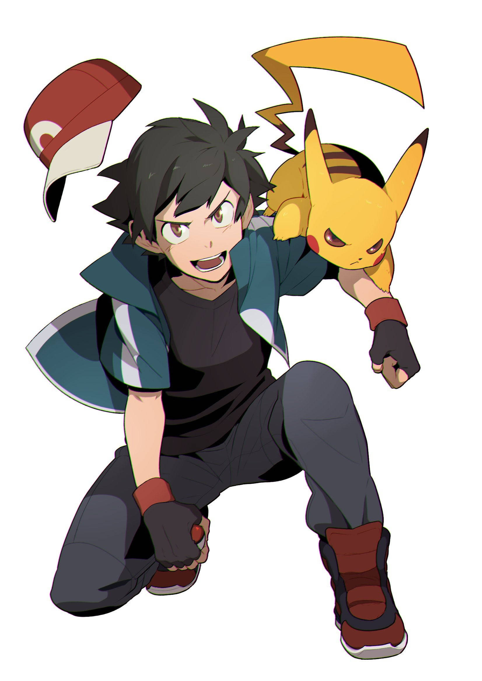 Ash And Pikachu, Pikachu, anime trainer, Full HD Phone Wallpaper