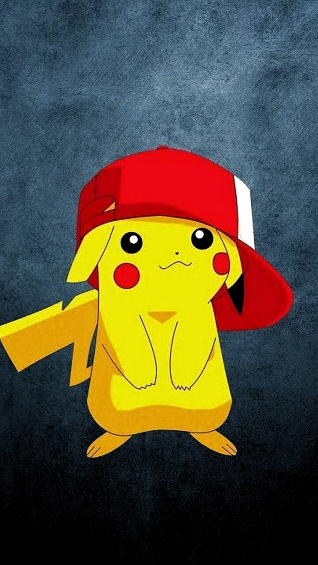 Pikachu, Ash hat, red and white baseball cap, HD Phone Wallpaper