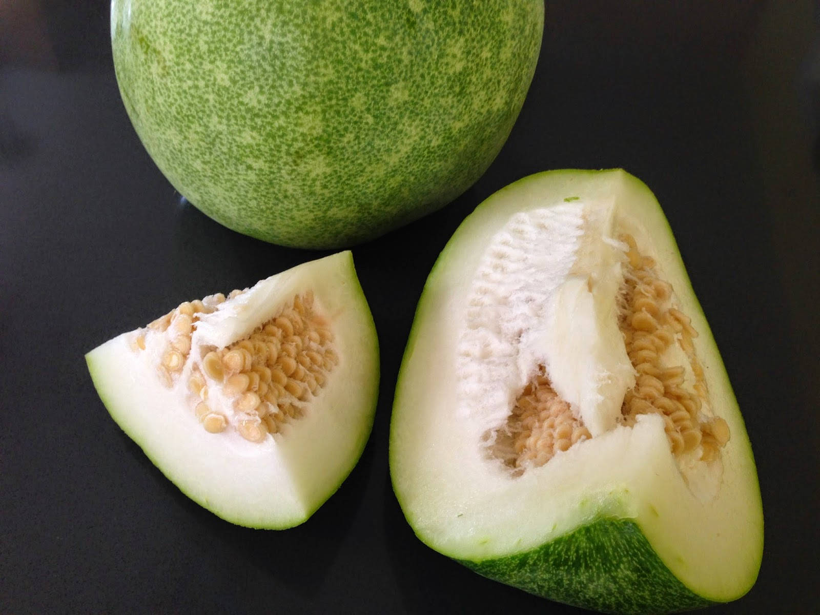 ash gourd, sliced pieces, green melon, HD Desktop Wallpaper