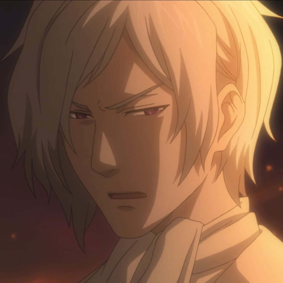 Ash Landers, blonde hair, red eyes, SD Desktop Wallpaper