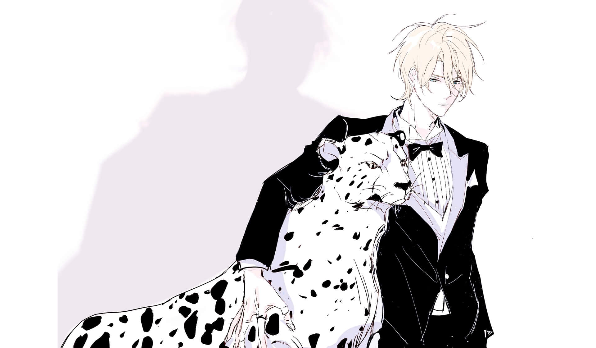 Ash Lynx, tuxedo, spotted leopard, Full HD Desktop Wallpaper