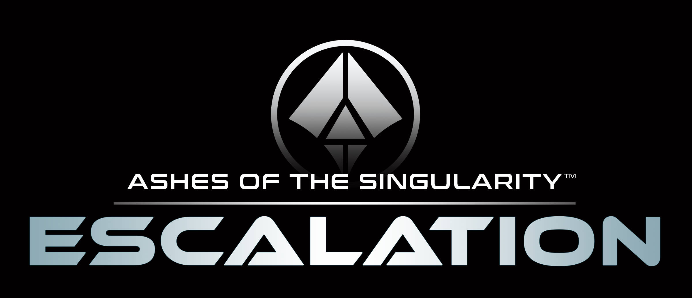 Ashes Of The Singularity Escalation, metallic, logo, Full HD Desktop Wallpaper