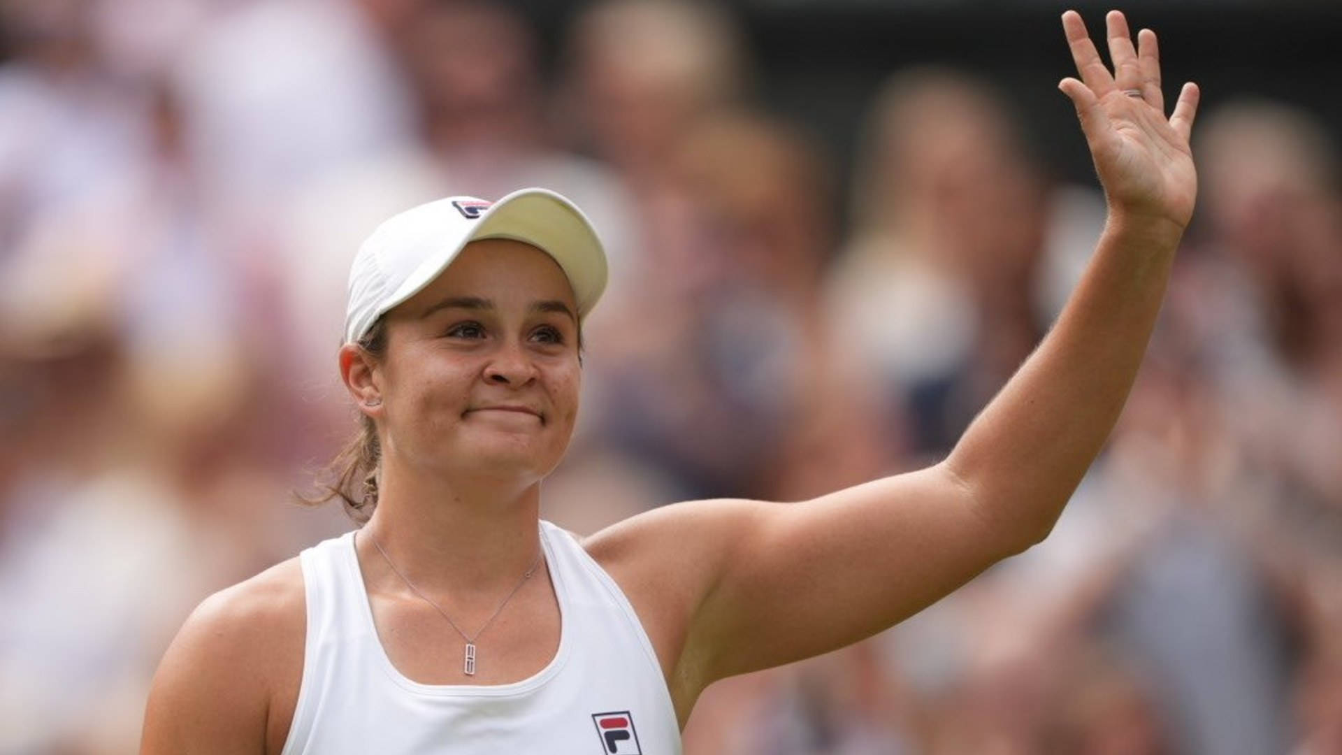 Ashleigh Barty, tennis player, sunlit stadium, Full HD Desktop Wallpaper