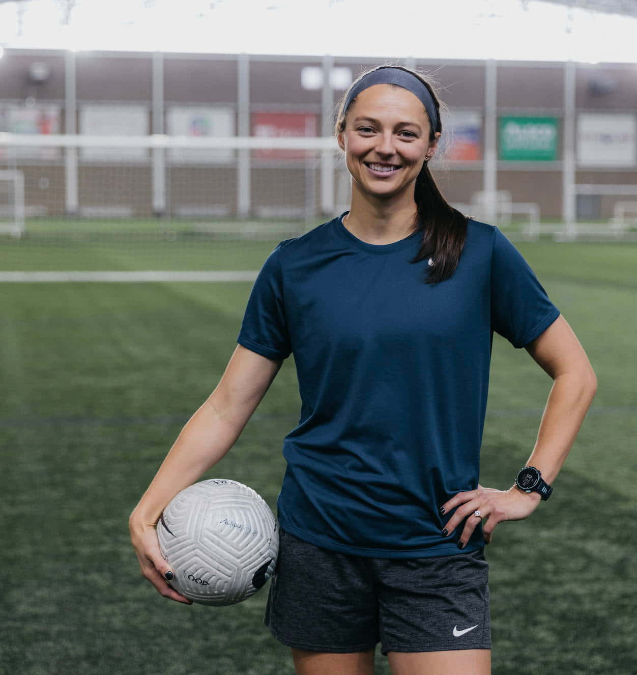Ashley Hatch, soccer player, athletic gear, HD Phone Wallpaper