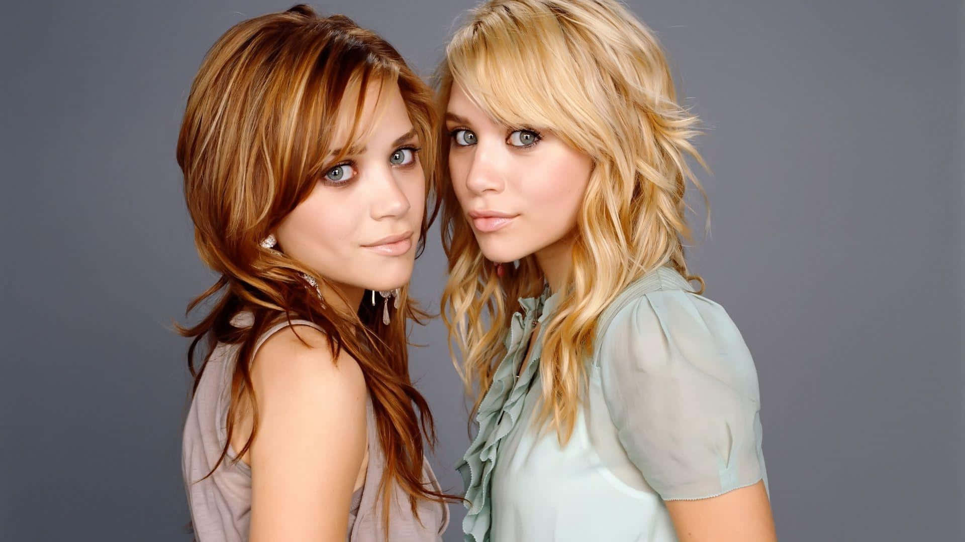 Ashley Olsen, brown hair, blonde hair, Full HD Desktop Wallpaper